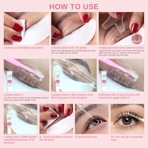 Cysteamine Eyelash Lift & Brow Lamination Kit – 5 Treatments