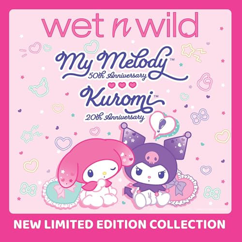 wet n wild My Melody & Kuromi Eye & Face Palette - 10 Colors
