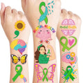 96 Pack Positive Mental Health Temporary Tattoos for Kids