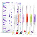 SULLMAR 6-Piece Scented Cuticle Oil Pen Set for Dry Damaged Nails