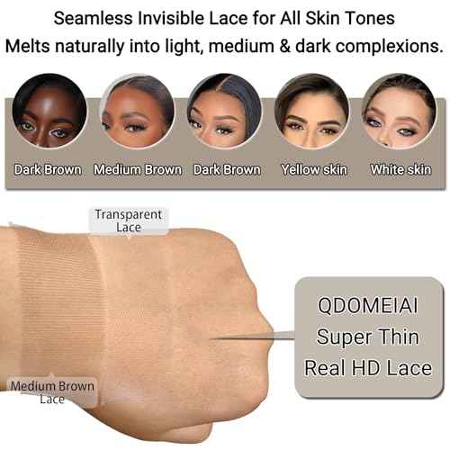 12 Inch 4x4 HD Lace Closure Body Wave Human Hair, Ultra Thin Swiss Lace, Pre Plucked Hairline with Baby Hair, Natural Melt