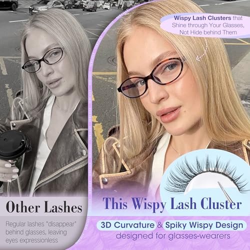 Cluster Lashes Wispy C-Curl DIY Eyelash Extensions 10-16MM