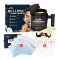 Lifestance Nose Wax Kit Men | 150g | Large Capacity Nose Hair Wax Kit with 40 Applicators, 25-30 Uses | Nose Wax Kit for Women | Nose Hair Waxing Kit for Men with Balm Wipes and Mustache Guards