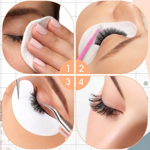 400 Pcs Microswabs for Eyelash Extensions & Makeup