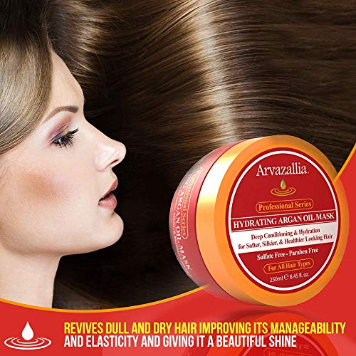 Arvazallia Argan Oil Hair Mask – Deep Conditioner for Dry Hair
