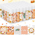 25 Pcs Thanksgiving Christmas Party Gifts Bulk Thanksgiving Lip Balms Favors Holiday Basket Stuffers Christmas Stocking Stuffers Small Thank You Gifts for Women Men (Honey Flavor)