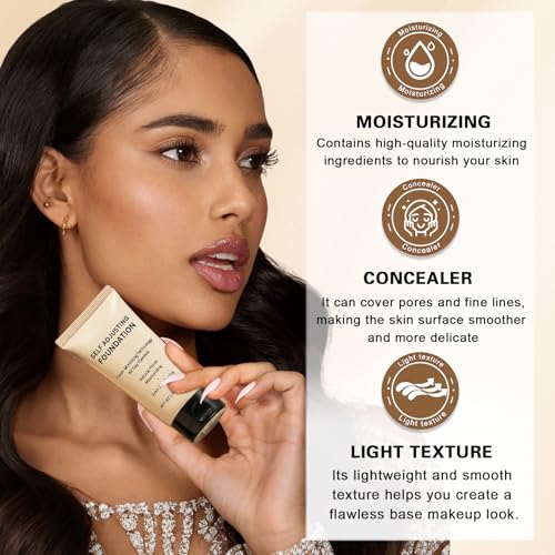 Color Changing Foundation for Mature Skin - Lightweight & Hydrating