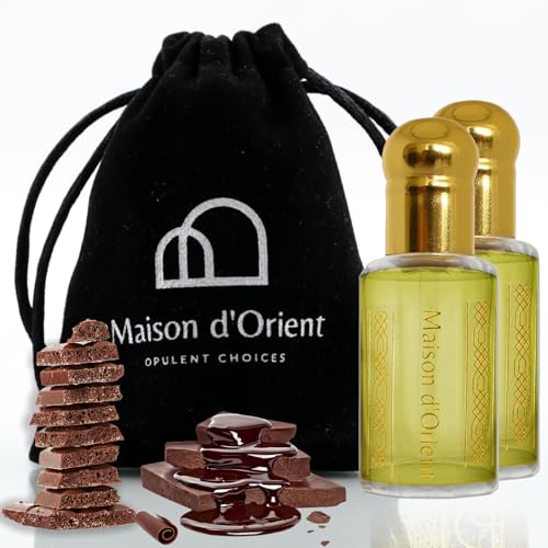 Unisex Chocolate Perfume Oil 12ml - Alcohol-Free, Long-Lasting Arabian Fragrance