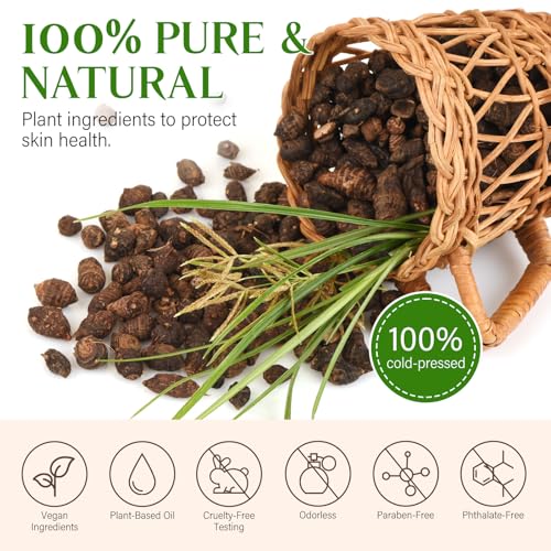 GOGIFTGO Cyperus Oil for Hair Removal - 60ml Natural Skin Care