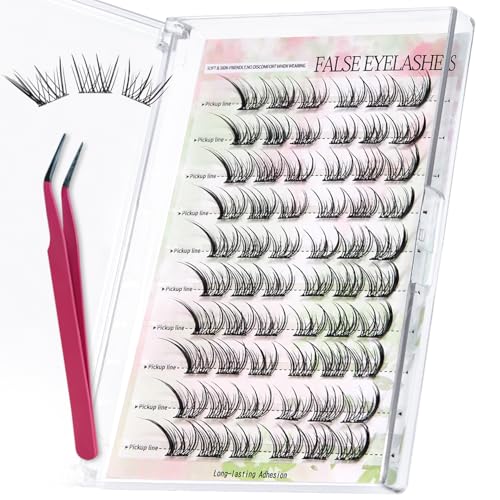 Squsaya Manga Self Adhesive Eyelash Clusters 60PCS 12MM