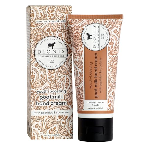 Dionis Goat Milk Hand Cream with Peptides & Coconut - 2 oz