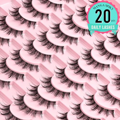 FARRED Wispy False Eyelashes - 20 Pair Variety Pack