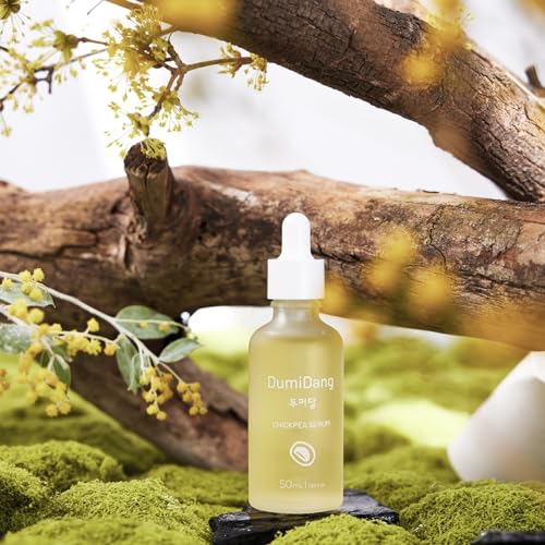 Chickpea Serum - Korean Traditional Vegan Skincare Formula, Dry Skin Nutrition & Anti-Aging with Fermented Chickpea Extract, Panthenol & Phytosqualane, 50mL | 1.69fl.oz.