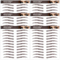 Tattoo Eyebrow 66 Pairs! 4D Hair-Like Authentic Eyebrows,Realistic Imitation Eyebrow Tattoo Stickers,Popular Brown Eyebrow for Women Girls,Waterproof and Long-Lasting 3-5 Days