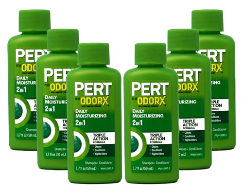 Pert Plus 2-in-1 Shampoo & Conditioner Classic Clean 1.70 oz (Pack of 6)