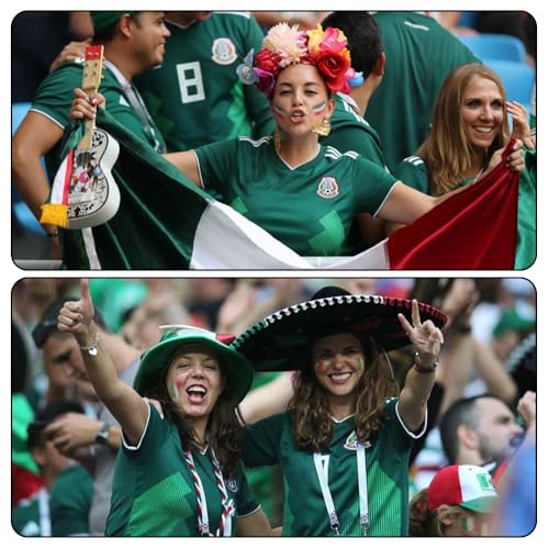 Mexican Flag Face Paint Stick - Green White Red 3 in 1