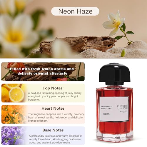 Neon Haze Eau de Parfum 3.4 fl oz by Yunxiyazhu – Unisex Nightlife Fragrance