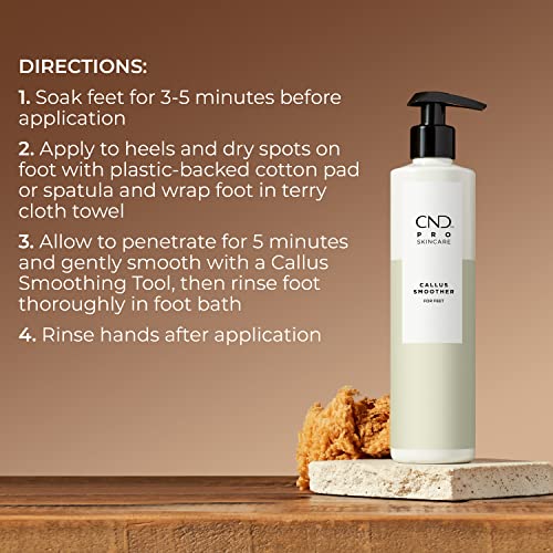 CND Pro Skincare for Feet, Mineral Bath, Exfoliating Sea Salt Scrub, Advanced Callus Remover, & Intense Hydration Treatment | Vegan, Natural Origin Formula