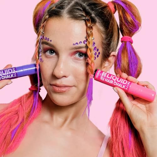 Brite Liquid Hair Chalk Purple - Temporary Washable Color