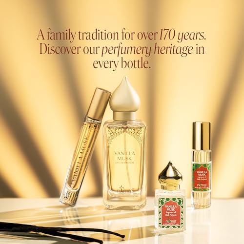 Vanilla Musk Perfume Oil Roll-On by Nemat - 10ml