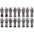 Large Henna Tattoo Stencil Kit,8 Sheets Henna Tattoo stickers for Hand Forearm Glitter Airbrush Diy Tattooing Template, Indian Temporary Tattoo Stickers for Women Girls