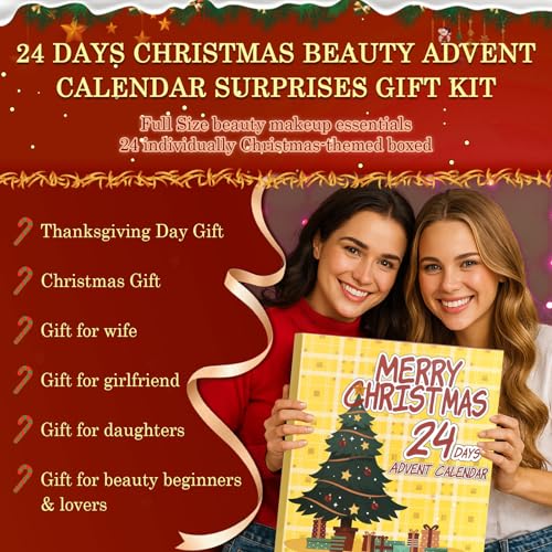 UCANBE 24-Day Makeup Advent Calendar 2026 | Christmas Gift