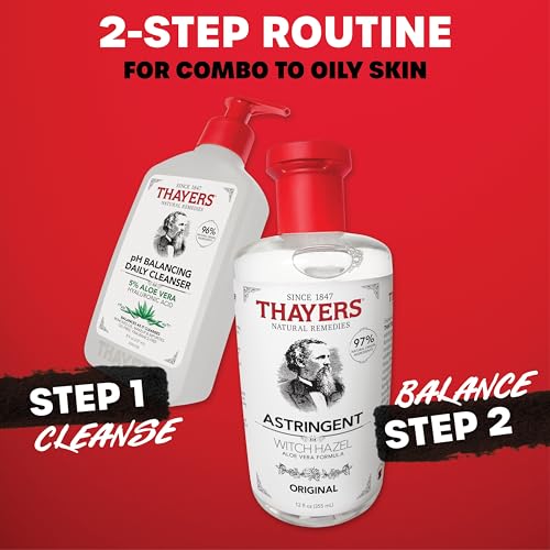 Thayers Original Witch Hazel Astringent with Aloe Vera, 12 oz
