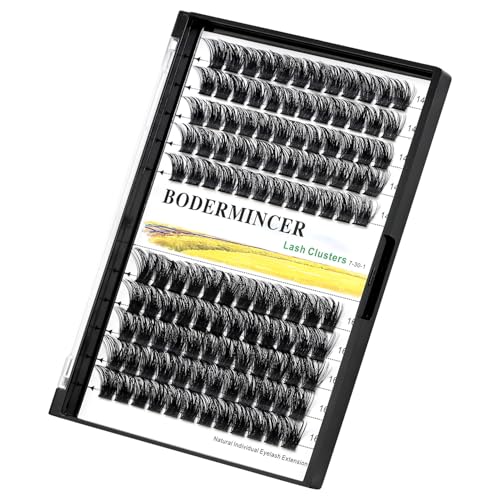 Bodermincer 120 D Curl Lash Clusters - 10-12mm Mixed
