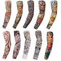 Tatoo Sleeves Men, Women, and Kids ? Fake Temporary Tattoo Sleeve for Outdoor Sports, Halloween Decor