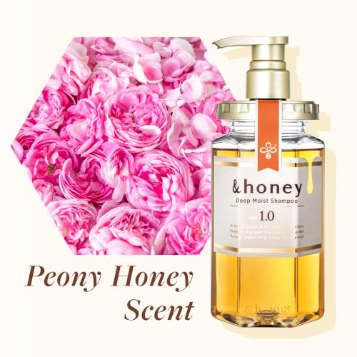 & Honey Deep Moist 3-Step Hair Care Set - Shampoo, Conditioner & Oil