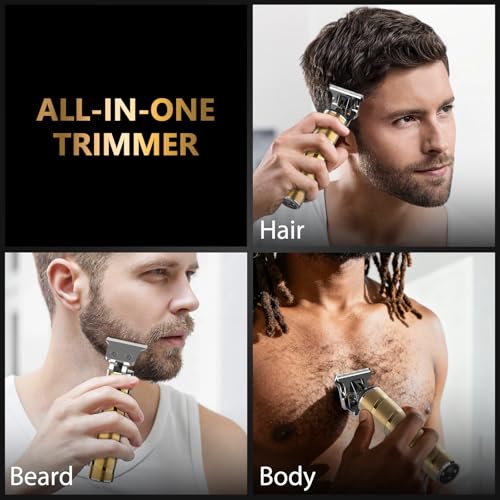Ufree Hair Trimmer & Beard Trimmer for Men Professional, Electric Razor Shavers for Men, T Blade Precision Edgers Liners, Barber Clippers for Hair Cutting Mustache Facial, Mens Gifts