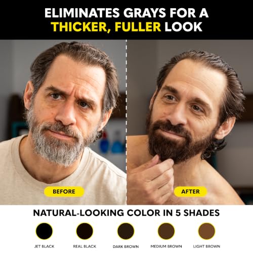 Beard Club Permanent Hair & Beard Dye for Men - Dark Brown