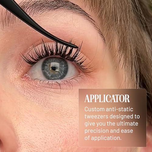 Lilac St. Lash Applicator - Precision Tweezers for Eyelash Clusters