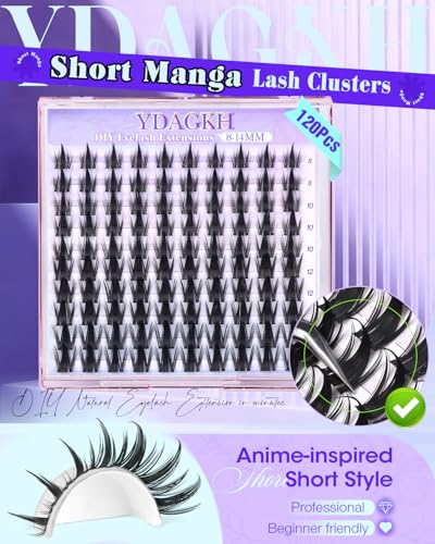 Manga Cluster Lashes 8-14mm - Wispy Spiky Eyelash Extensions