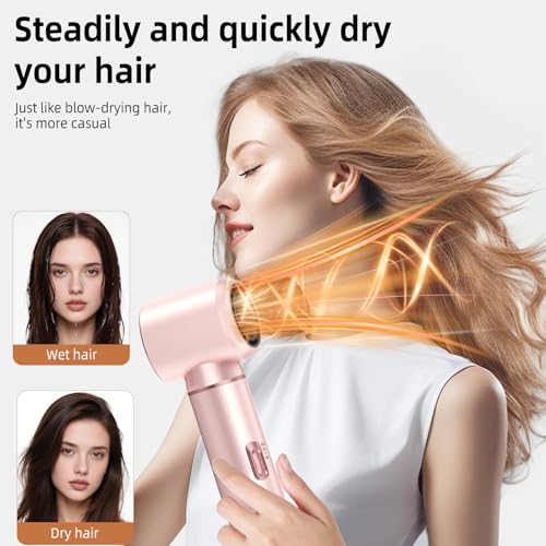 5-in-1 Hot Air Brush Dryer Set with Curlers & Straighteners