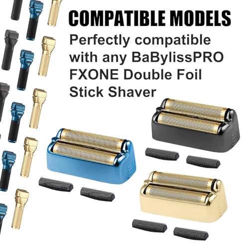 FXONE Replacement Foil & Cutter for BaBylissPRO Double Foil Shaver