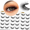 Eliace 3D Mink Lashes 15 Pairs - Wispy Cat Eye Fluffy