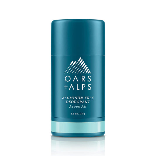 Oars + Alps Aluminum Free Deodorant for Men and Women, Dermatologist Tested and Made with Clean Ingredients, Travel Size, Aspen Air, 1 Pack, 2.6 Oz