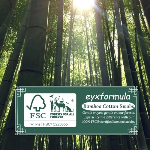 Eyxformula 6 Inch Cotton Swabs for Gun Cleaning - 200 Pcs