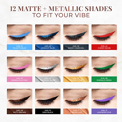 Waterproof Eyeliner Midnight Blue - Herbal, Long-Lasting