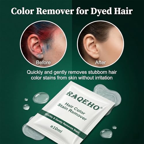 Hair Color Remover 30-Pack | 10ml Stain Remover for Dyed Hair