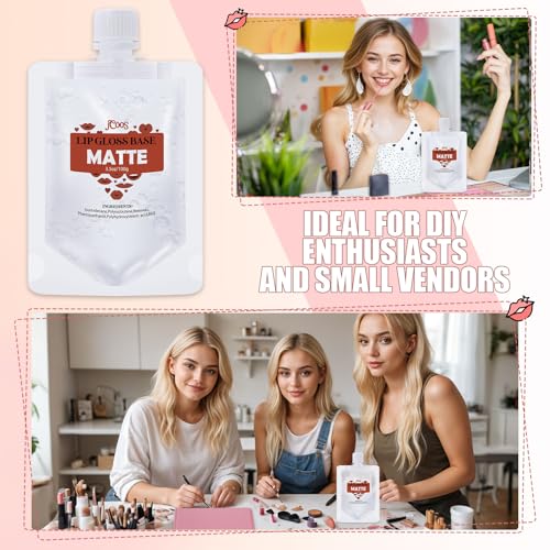 Jcoos Lip Gloss Base 2PCS (200ml) - DIY Lip Gloss Making Kit