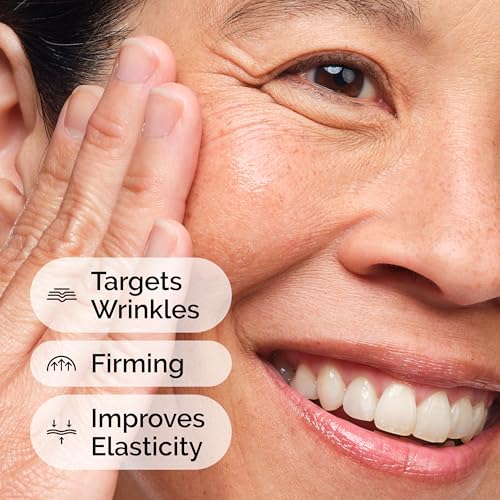 Anti-Aging Peptide Serum with Hyaluronic Acid for Face & Eyes, 1 Fl Oz - Pack of 1