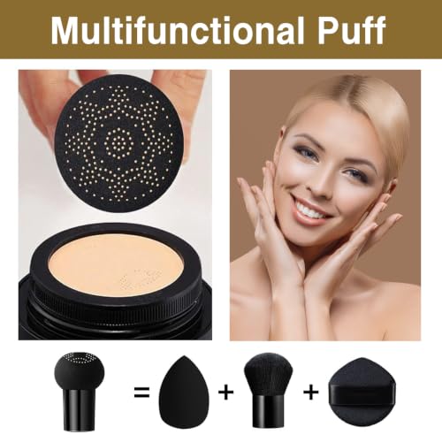 Mushroom Head Air Cushion CC Cream Foundation Set