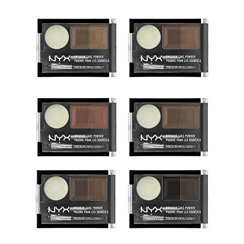 NYX PROFESSIONAL MAKEUP Eyebrow Cake Powder, Black/Gray