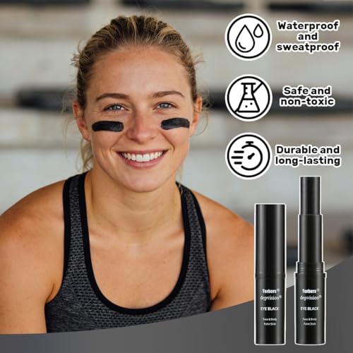 UV Neon Glow Face Paint Stick - 6 Colors, Waterproof