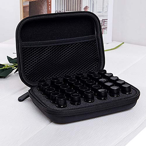 30 Bottles 1-3ML Essential Oil Holder Traveling Carrying Case Storage Box Foam Insert Perfect for Travel