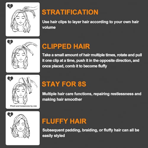 JINRI Volumizing Hair Brush for Thin Hair | 1.38" Hot Styling Tool