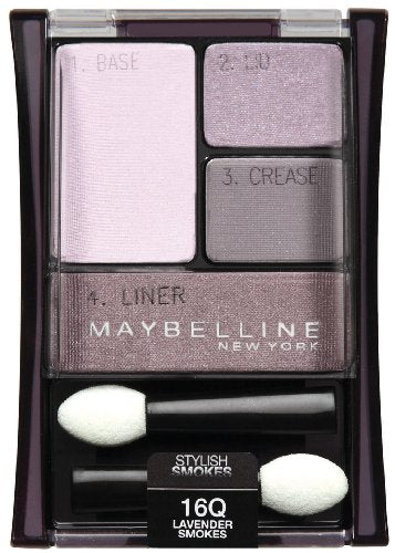 Maybelline Expert Wear Eyeshadow Quads, Lavender Smokes