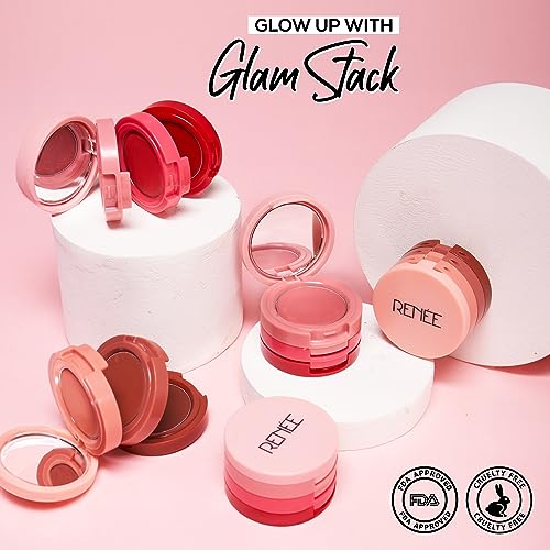 RENEE Glam Stack 3-In-1 Lip & Cheek Tint - 4.5g
